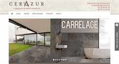 Desktop Screenshot of cerazur.com