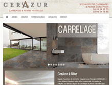 Tablet Screenshot of cerazur.com